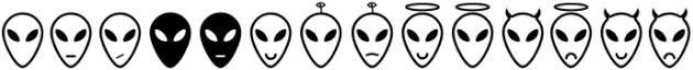 Alien Faces ST