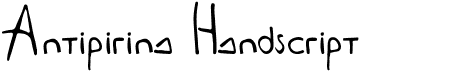 Antipirina Handscript