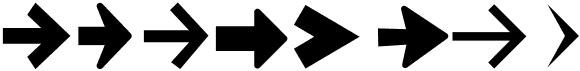 Arrow Symbols 1