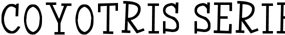 Coyotris Serif