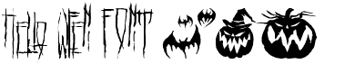 Hello Ween Font