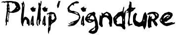 Philip' Signature