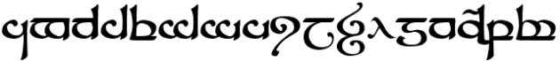 Tengwar Sindarin