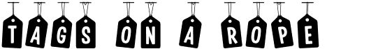 Woodcutter Tags On A Rope